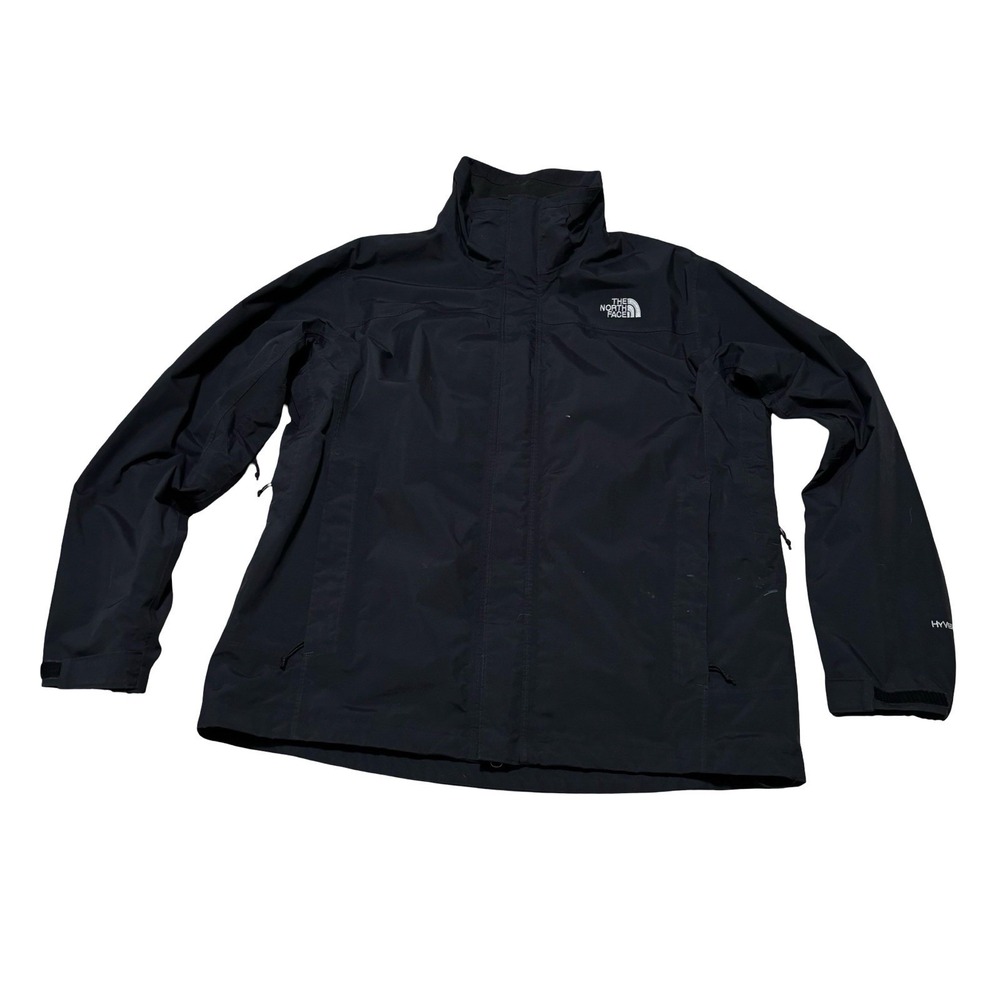 The North Face Men's 3 in 1 Hyvent Shell Jacket Black * No Zip In Liner & Stains